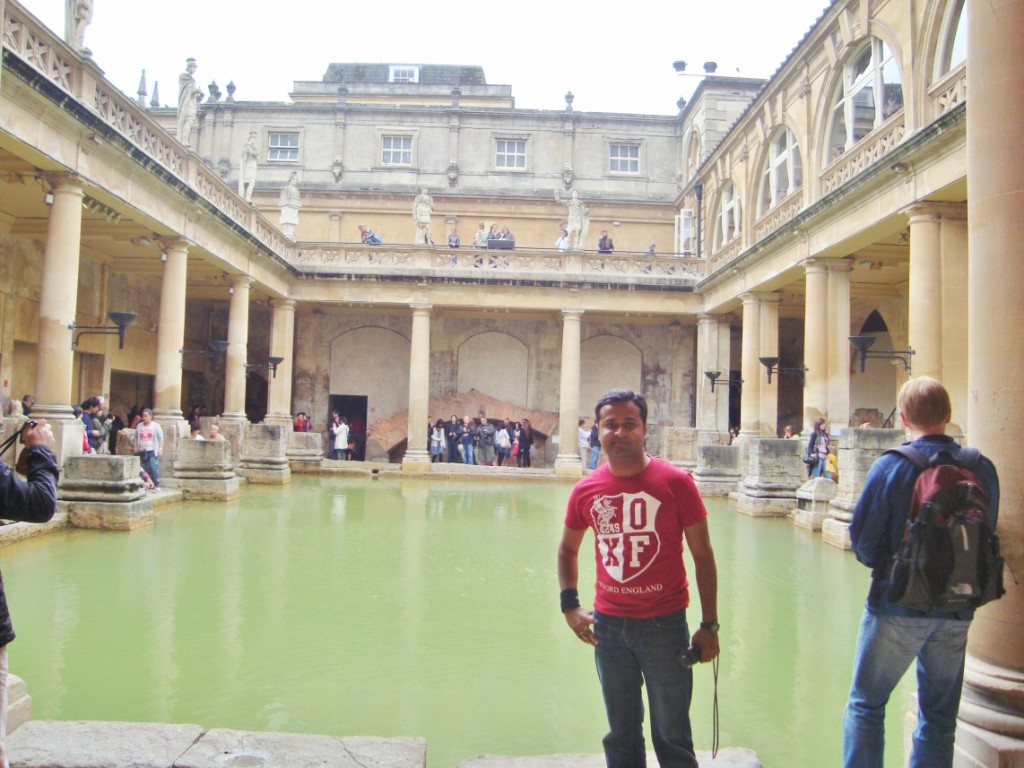 the famed baths..